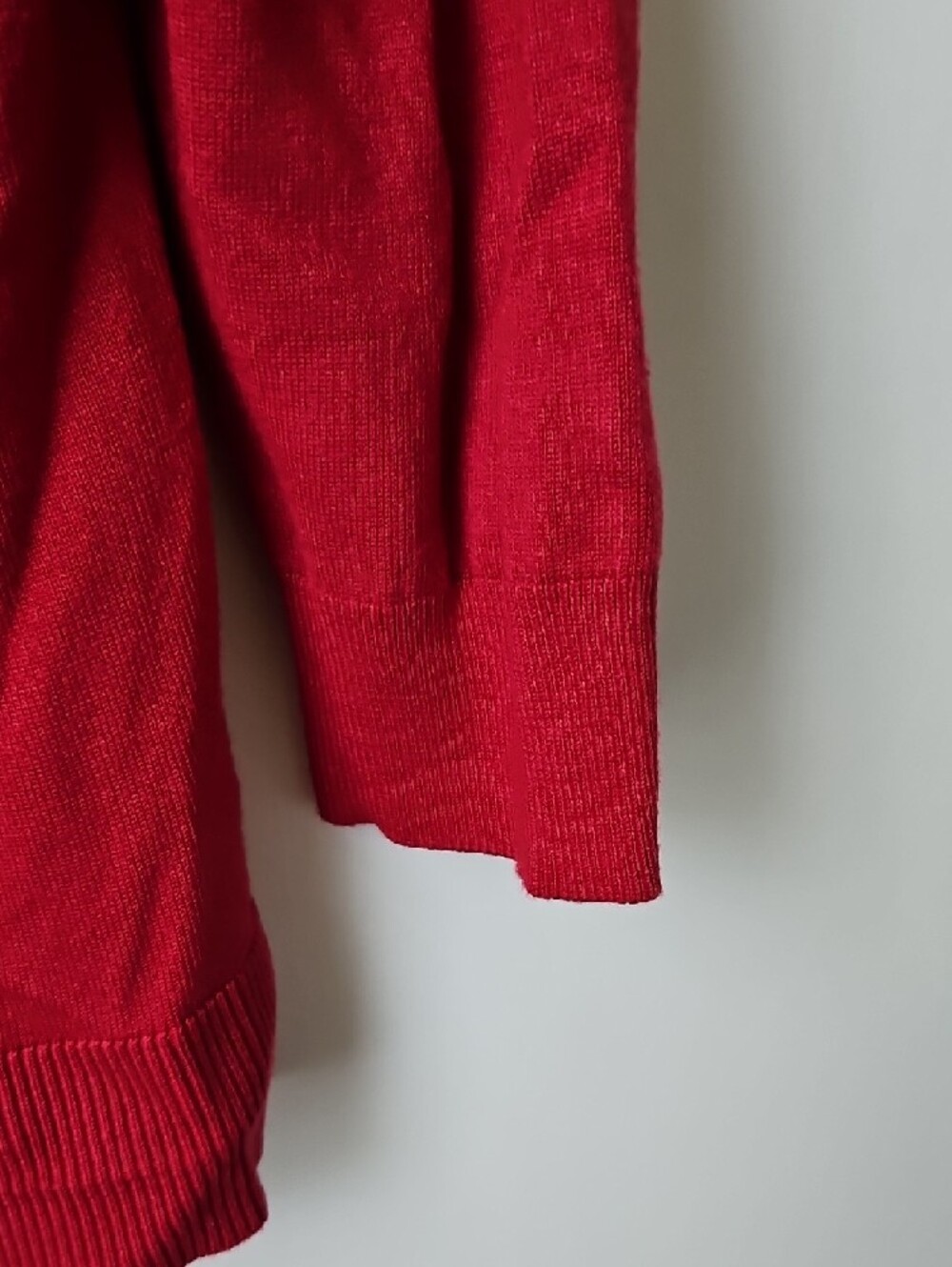 Crimson Button-Front Knit Cardigan - Picture 4 of 5